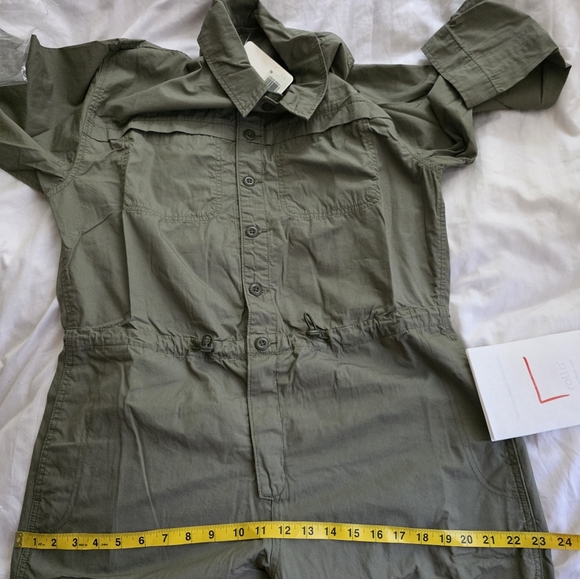 Levi's Parachute Baggy Jumpsuit  Deep Lichen - Green 100 Cotton BNWT - Picture 10 of 16